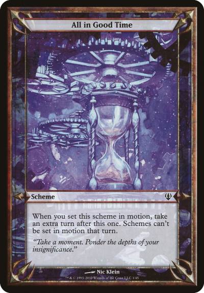 All in Good Time OARC-1STAR Archenemy Schemes Magic card