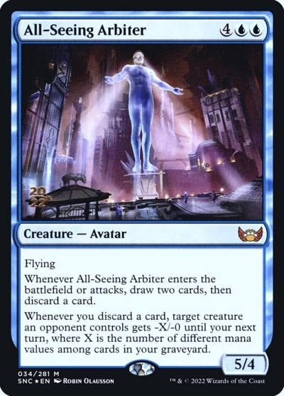 All-Seeing Arbiter PSNC-34S Streets of New Capenna Promos Magic card