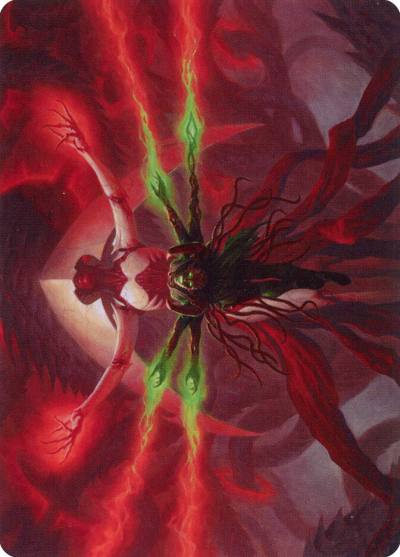 All Will Be One // All Will Be One AONE-25 Phyrexia: All Will Be One Art Series Magic card