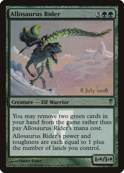 Allosaurus Rider PCSP-101STAR Coldsnap Promos Magic card
