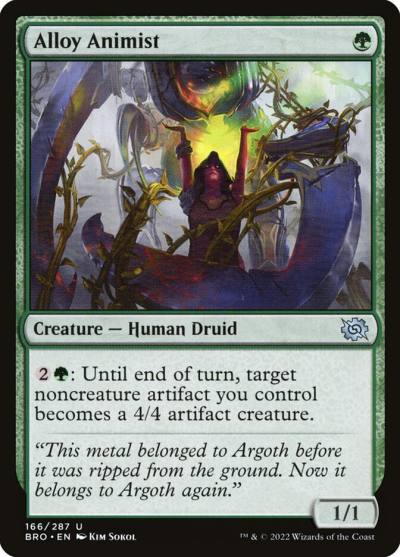 Alloy Animist BRO-166 The Brothers' War Magic card