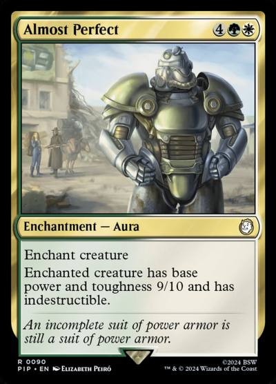 Almost Perfect PIP-90 Fallout Magic card