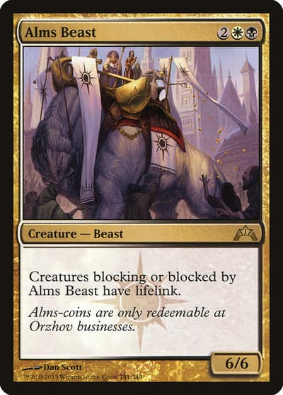 Alms Beast 141 Gatecrash Magic card