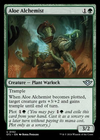 Aloe Alchemist OTJ-152 Outlaws of Thunder Junction Magic card