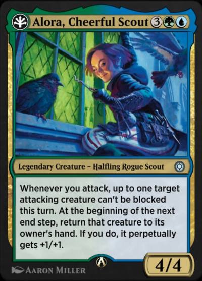 Alora, Cheerful Scout 5g Alchemy Horizons: Baldur's Gate Magic card