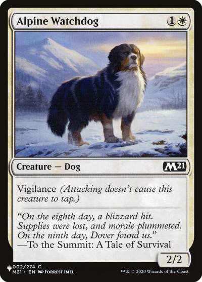 Alpine Watchdog PLST-M21-2 The List Magic card