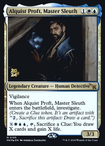 Alquist Proft, Master Sleuth PMKM-185S Murders at Karlov Manor Promos Magic card