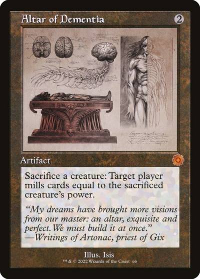 Altar of Dementia BRR-66 The Brothers' War Retro Artifacts Magic card