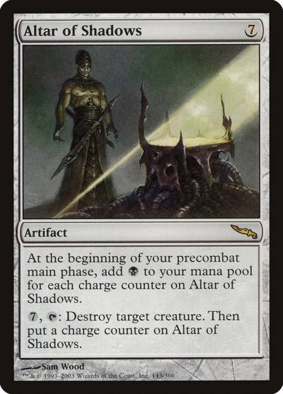 Altar of Shadows MRD-143 Mirrodin Magic card