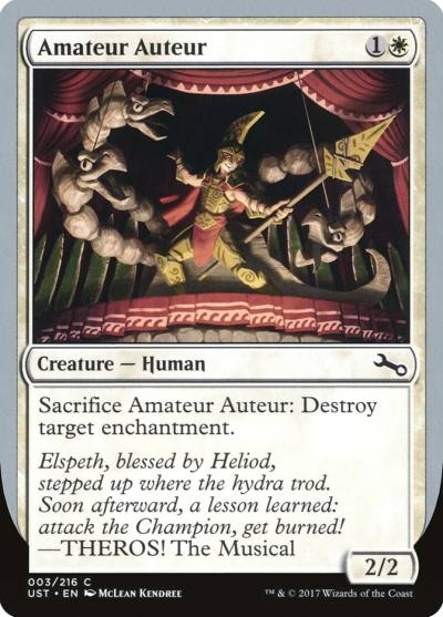 Amateur Auteur UST-3C Unstable Magic card