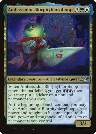Ambassador Blorpityblorpboop UNF-447 Unfinity Magic card