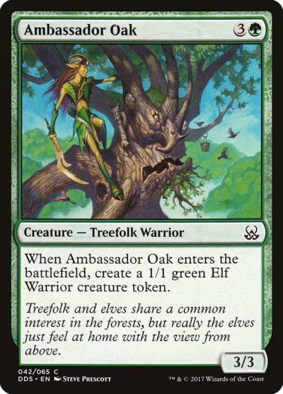 Ambassador Oak DDS-42 Duel Decks: Mind vs. Might Magic card