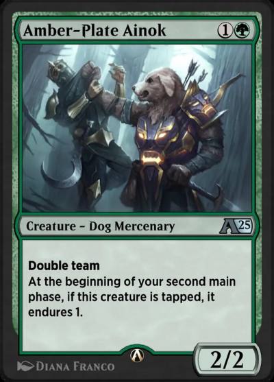 Amber-Plate Ainok YTDM-15 Alchemy: Tarkir Magic card