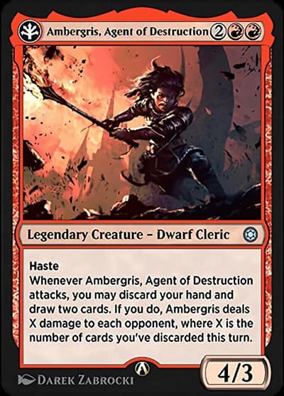 Ambergris, Agent of Destruction 12r Alchemy Horizons: Baldur's Gate Magic card