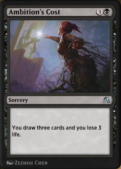 Ambition's Cost XANA-25 Arena New Player Experience Extras Magic card