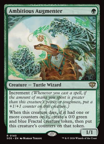 Ambitious Augmenter SOS-140 Secrets of Strixhaven Magic card