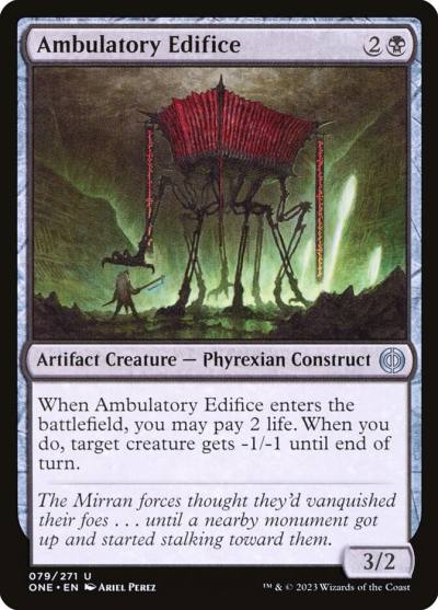 Ambulatory Edifice ONE-79 Phyrexia: All Will Be One Magic card