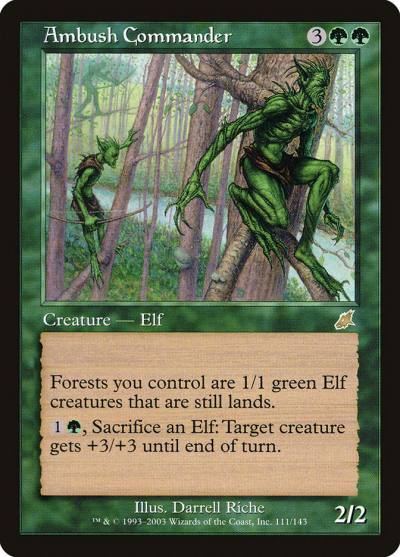 Ambush Commander SCG-111 Scourge Magic card