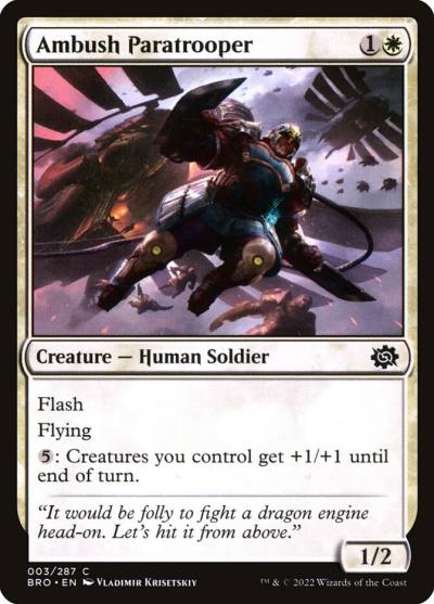 Ambush Paratrooper BRO-3 The Brothers' War Magic card