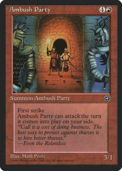 Ambush Party HML-63A Homelands Magic card