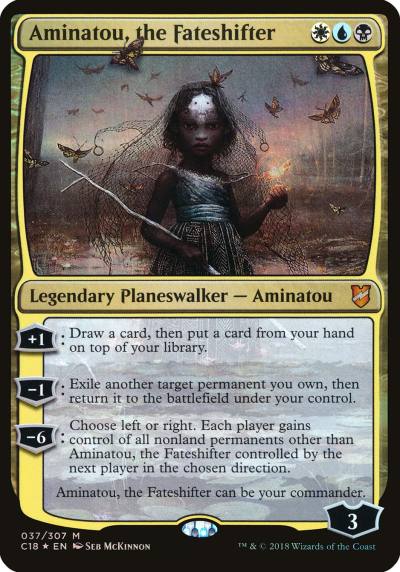 Aminatou, the Fateshifter OC18-37 Commander 2018 Oversized Magic card