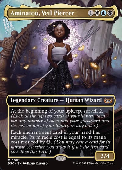 Aminatou, Veil Piercer 1 Duskmourn: House of Horror Commander Magic card