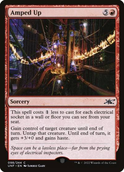 Amped Up UNF-98 Unfinity Magic card