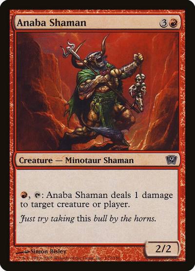 Anaba Shaman 9ED-172STAR Ninth Edition Magic card