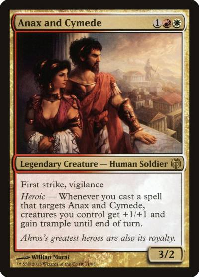 Anax and Cymede DDL-11 Duel Decks: Heroes vs. Monsters Magic card