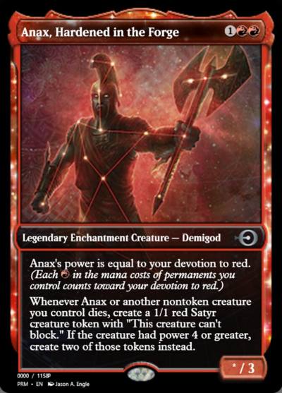 Anax, Hardened in the Forge PRM-79863 Magic Online Promos Magic card