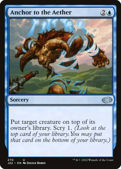 Anchor to the Aether J22-270 Jumpstart 2022 Magic card