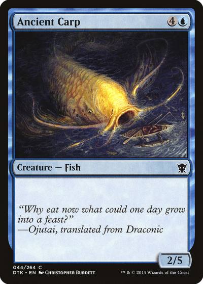 Ancient Carp 44 Dragons of Tarkir Magic card