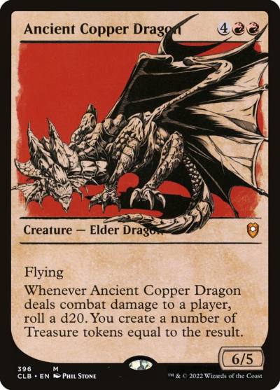 Ancient Copper Dragon CLB-396 Commander Legends: Battle for Baldur's Gate Magic card