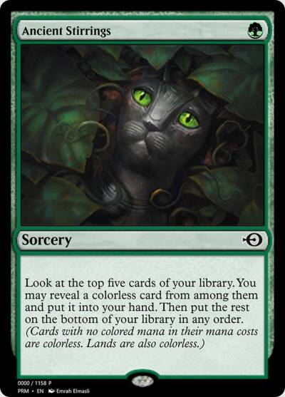 Ancient Stirrings PRM-70944 Magic Online Promos Magic card