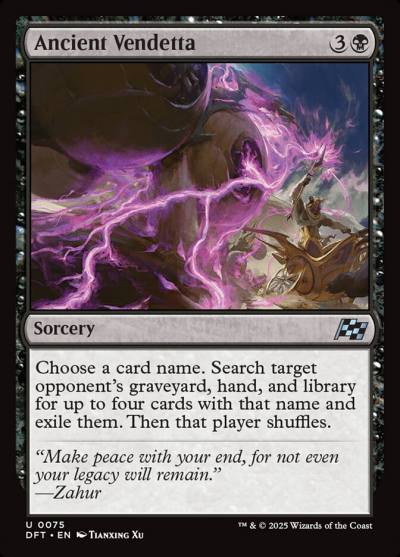 Ancient Vendetta DFT-75 Aetherdrift Magic card
