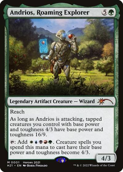 Andrios, Roaming Explorer PH21-1 2021 Heroes of the Realm Magic card