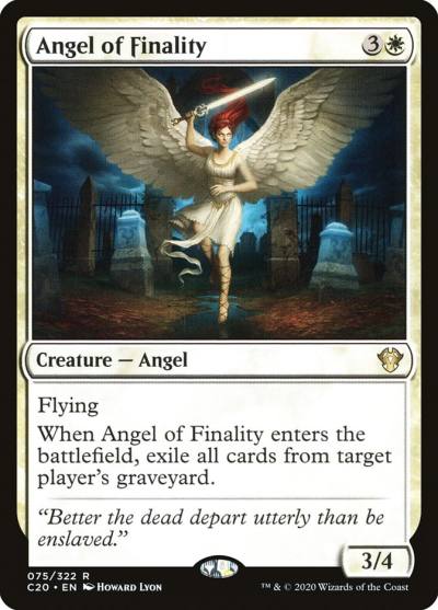Angel of Finality C20-75 Commander 2020 Magic card