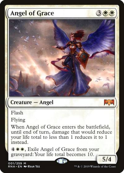 Angel of Grace 1 Ravnica Allegiance Magic card