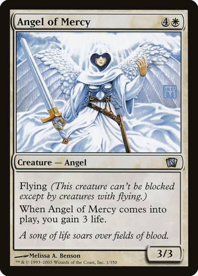 Angel of Mercy 8ED-1STAR Eighth Edition Magic card