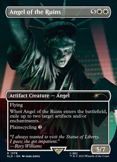 Angel of the Ruins SLD-1378 Secret Lair Drop Magic card