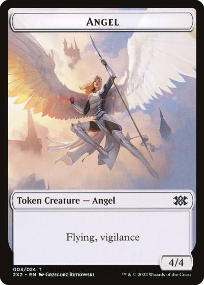 Angel T2X2-3 Double Masters 2022 Tokens Magic card