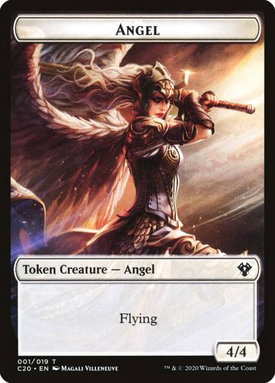 Angel TC20-1 Commander 2020 Tokens Magic card