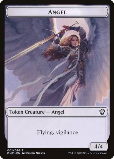 Angel TDMU-1 Dominaria United Tokens Magic card