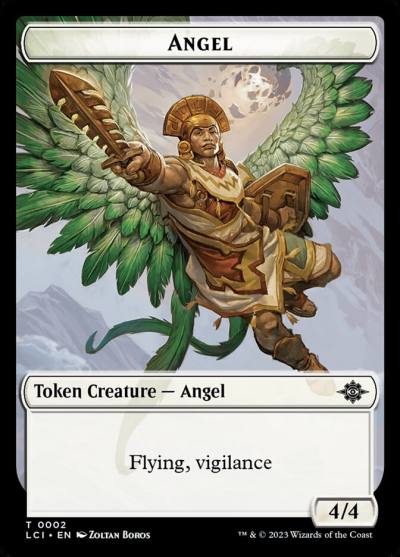 Angel TLCI-2 The Lost Caverns of Ixalan Tokens Magic card