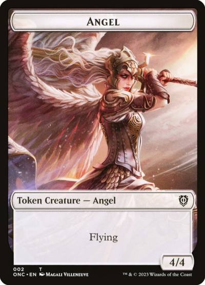 Angel TONC-2 Phyrexia: All Will Be One Commander Tokens Magic card
