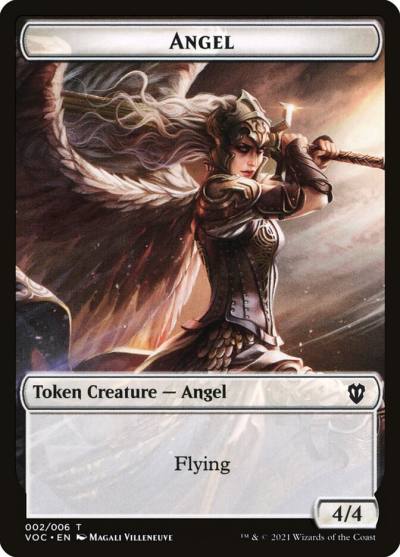 Angel TVOC-2 Crimson Vow Commander Tokens Magic card