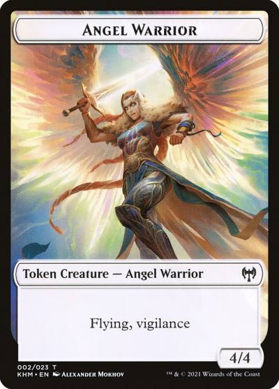 Angel Warrior TKHM-2 Kaldheim Tokens Magic card
