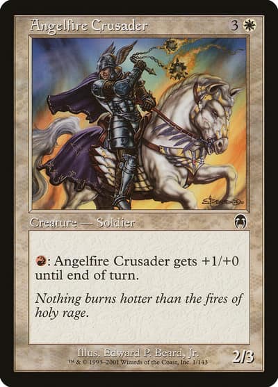 Angelfire Crusader 1 Apocalypse Magic card