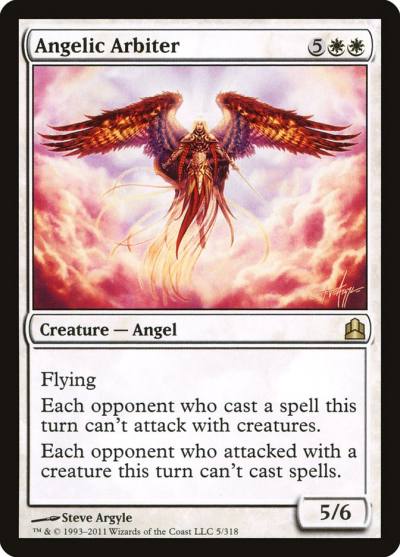 Angelic Arbiter CMD-5 Commander 2011 Magic card