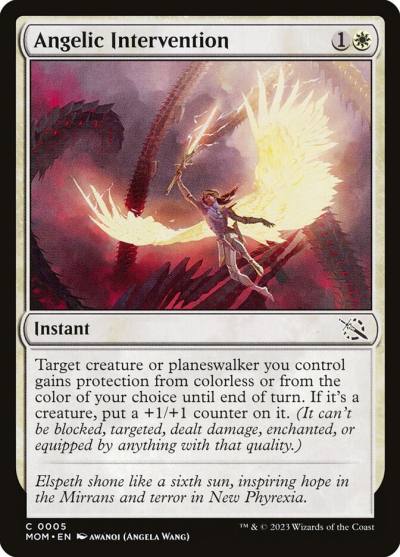 Angelic Intervention MOM-5 March of the Machine Magic card